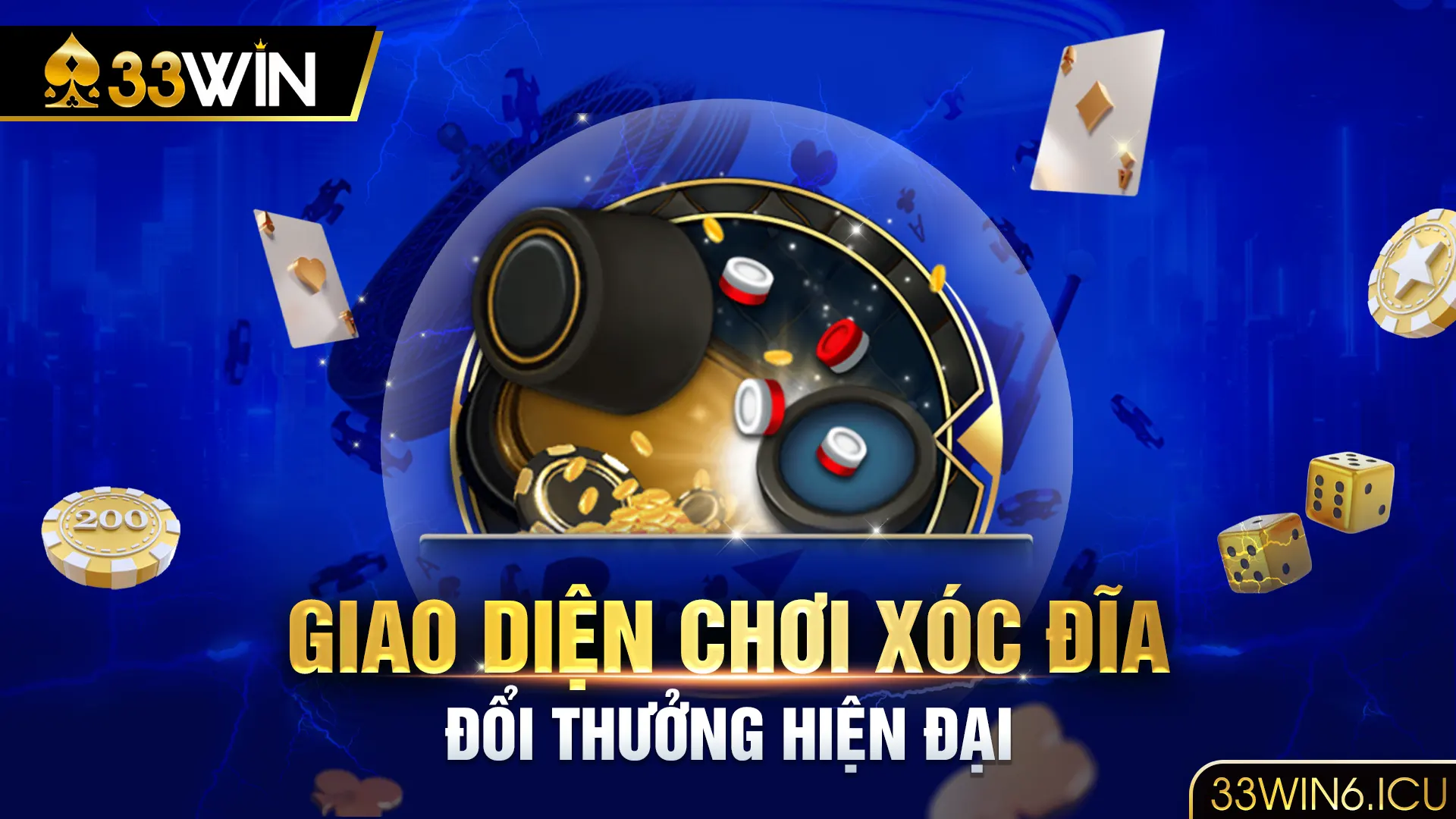 Giao diện chơi xóc đĩa đổi thưởng