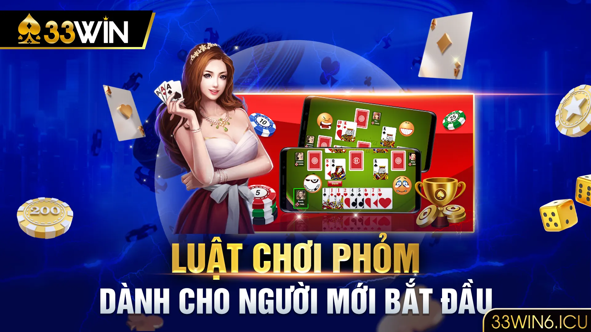 Tìm hiểu luật chơi phỏm cơ bản