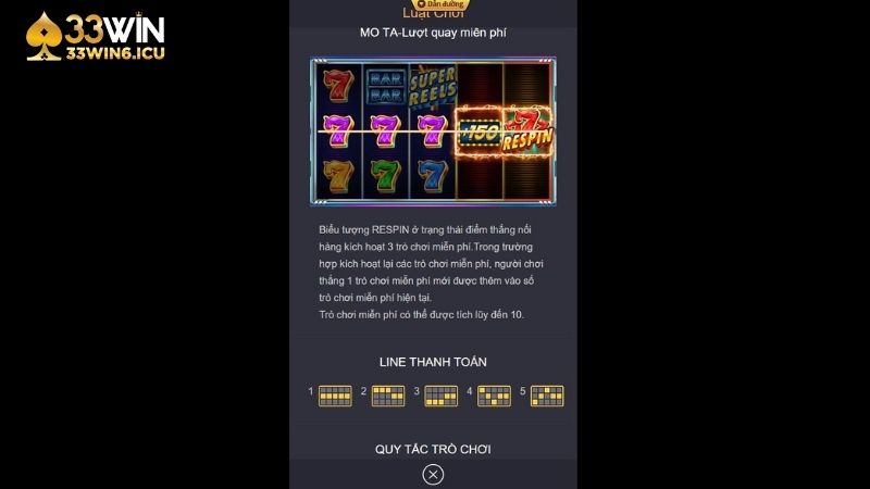 Cách chơi game nổ hũ 777 tại nhà cái 33Win