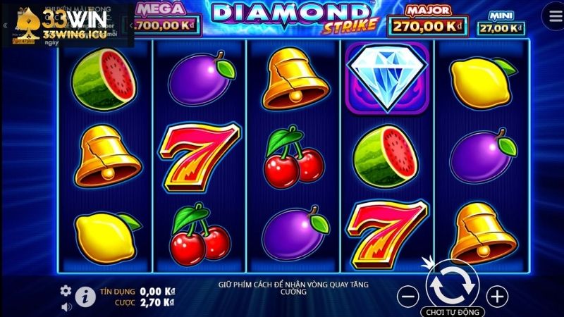 Chia sẻ chiến lược chơi nổ hũ Kim Cương hiệu quả tại 33Win