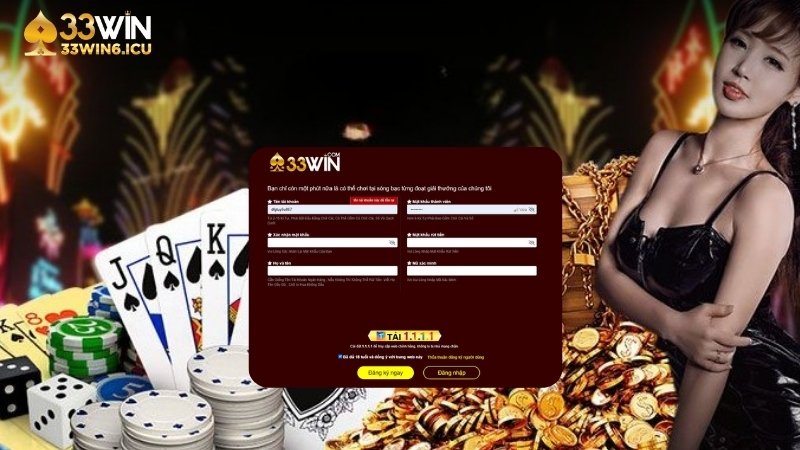 Hướng dẫn đăng ký tài khoản chơi bài tại 33Win ngay chỉ trong 1 phút